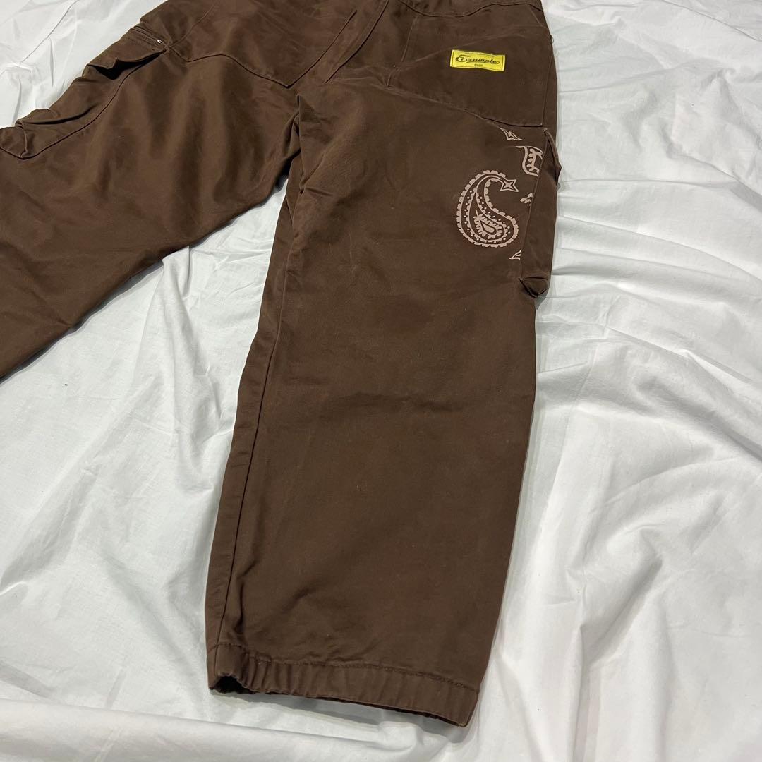 EXAMPLE セットアップ 上下 ジャケット カーゴ パンツ ペイズリー