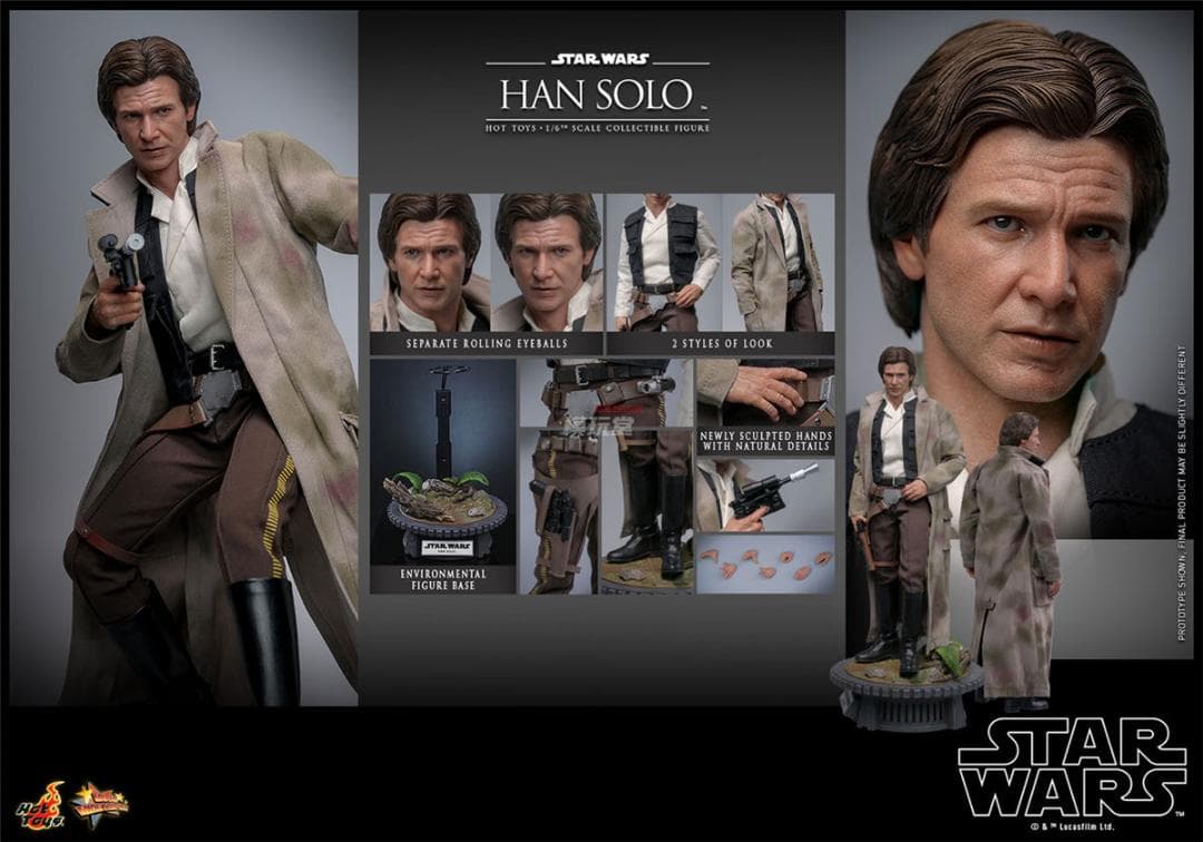 ホットトイズ 1/6 スター・ウォーズ ジェダイの帰還 ハン・ソロ MMS740