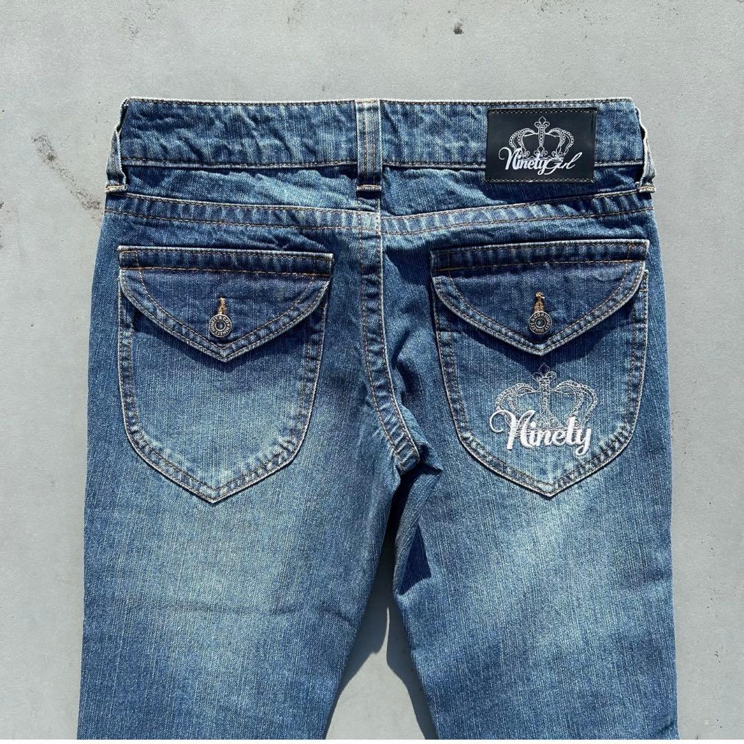 9090girl ヴィンテージフレアデニムパンツ¥7,000→¥6,500