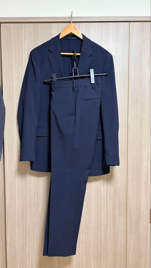 DAN　エディフィス　セットアップ　ジャケット&テーパードパンツ　ネイビー