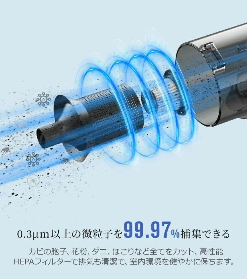 新品　掃除機 コードレス 35000Pa吸引力 45分連続稼働