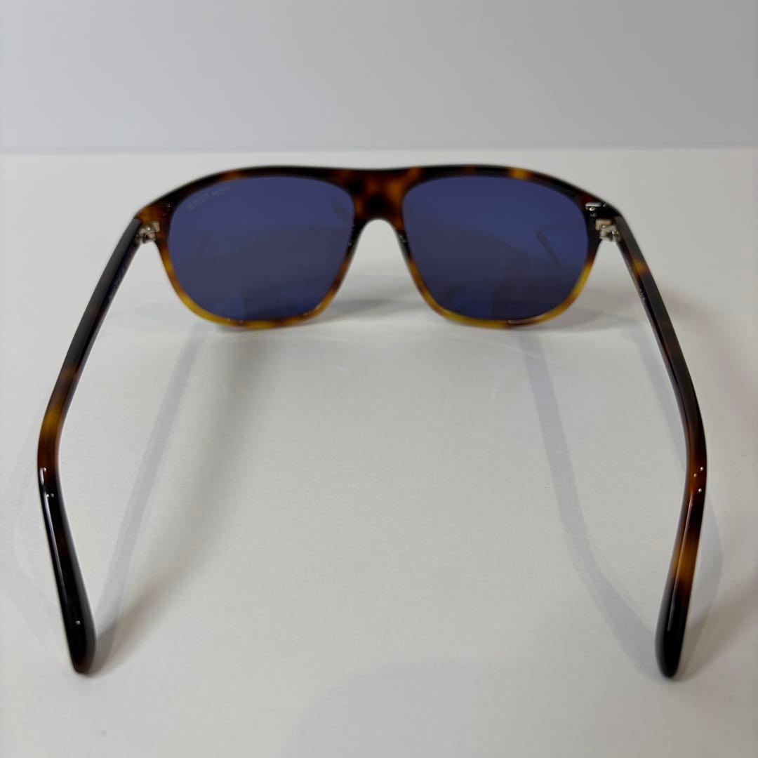 【極美品】TOM FORD Prescott TF1027ミラーレンズサングラス