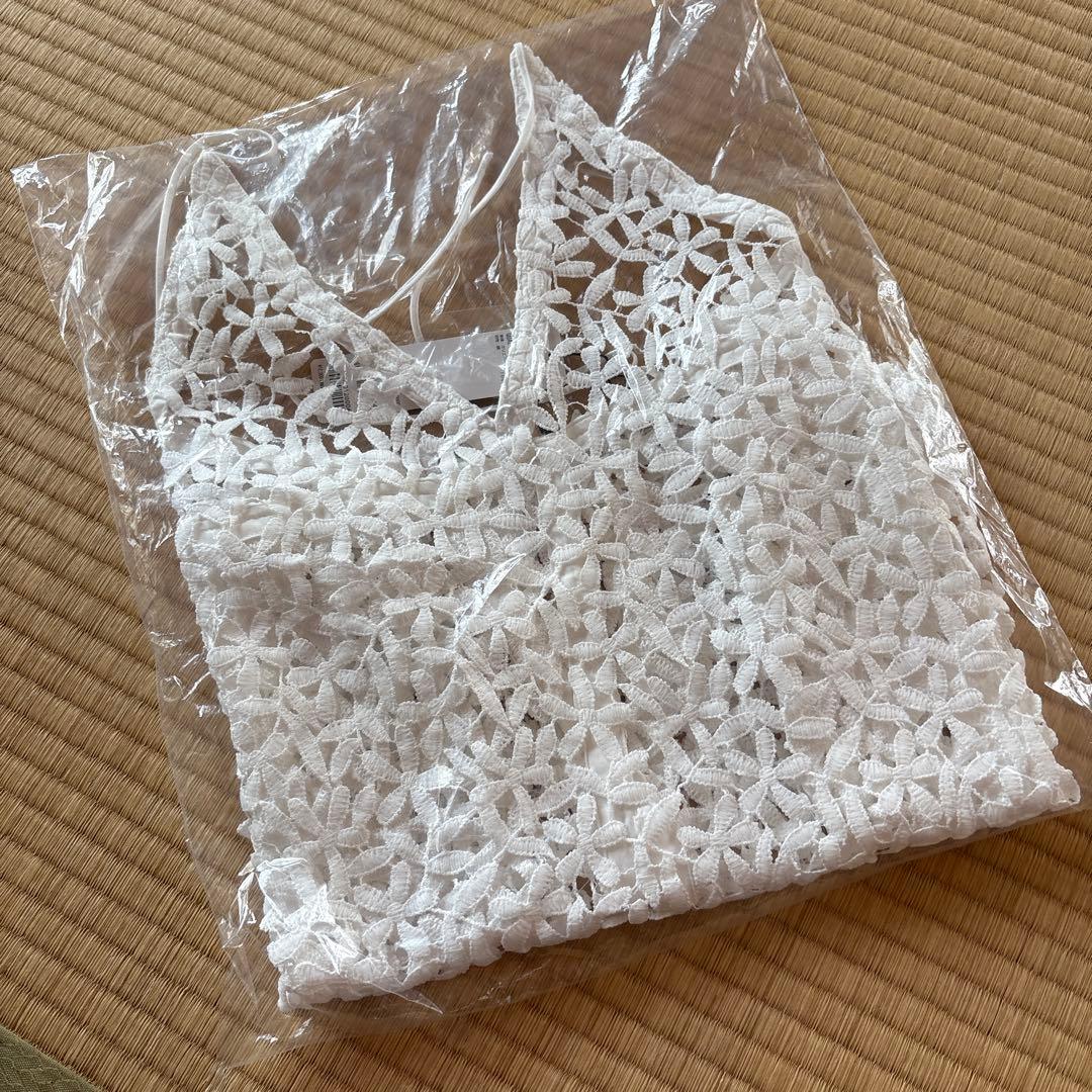 タグ付き未使用★omekashi^_^レースキャミ