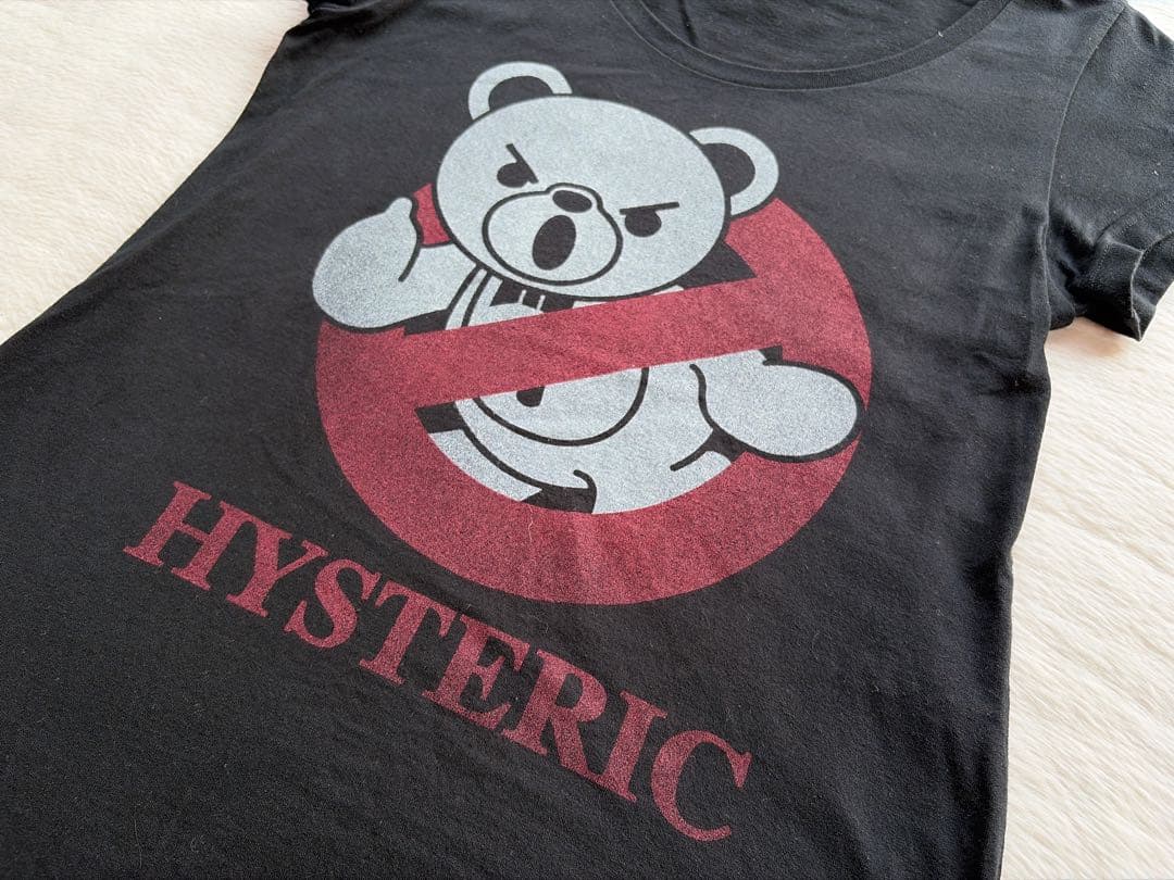 ヒスグラ　HYSTERIC GLAMOUR クマプリント Tシャツ　1984
