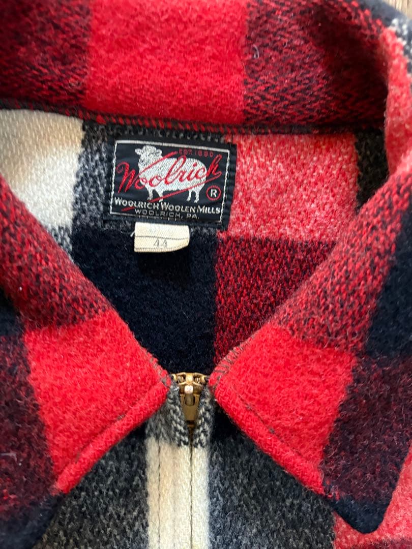 50s vintage Woolrich 短丈 ウールジャケット 44 XL