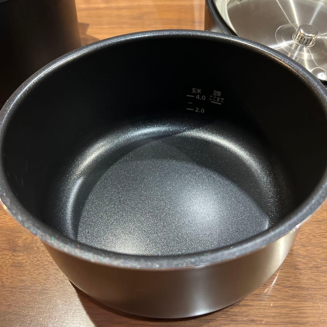 【美品】アイリスオーヤマ 電気圧力鍋 4.0L レシピブック付（上位機種）