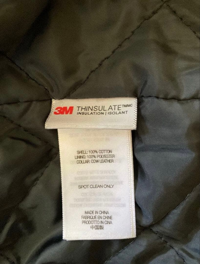 ジャケット・アウター supreme Leather Collar Utility Jacket BK