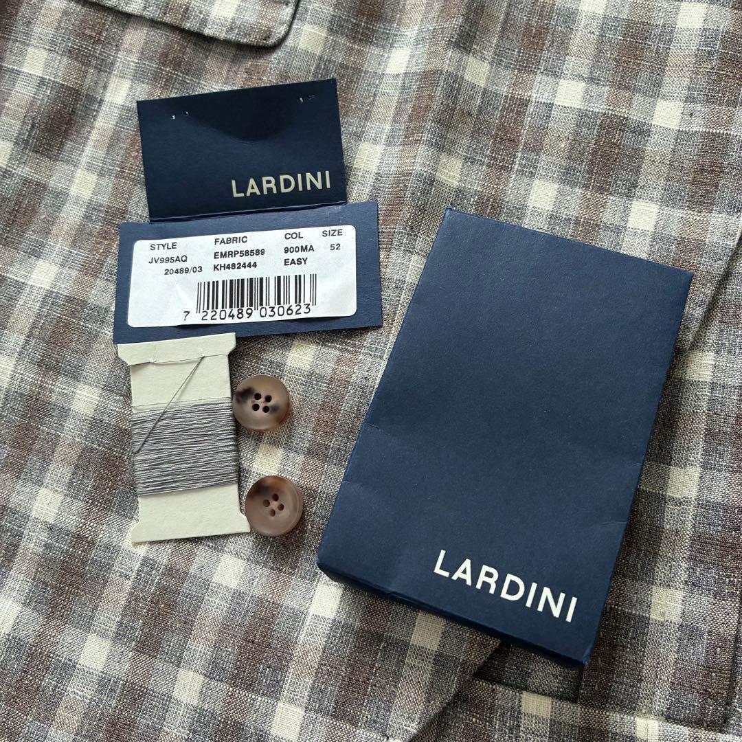 未使用級 LARDINI テーラードジャケット アンコン イタリア製 52