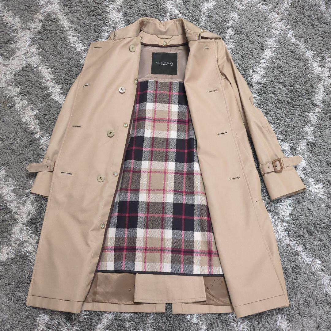 Methi【美品】マッキントッシュ ベージュ トレンチコート 38