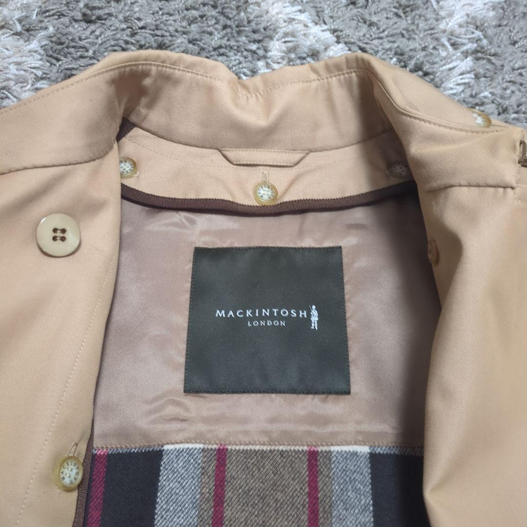 Methi【美品】マッキントッシュ ベージュ トレンチコート 38