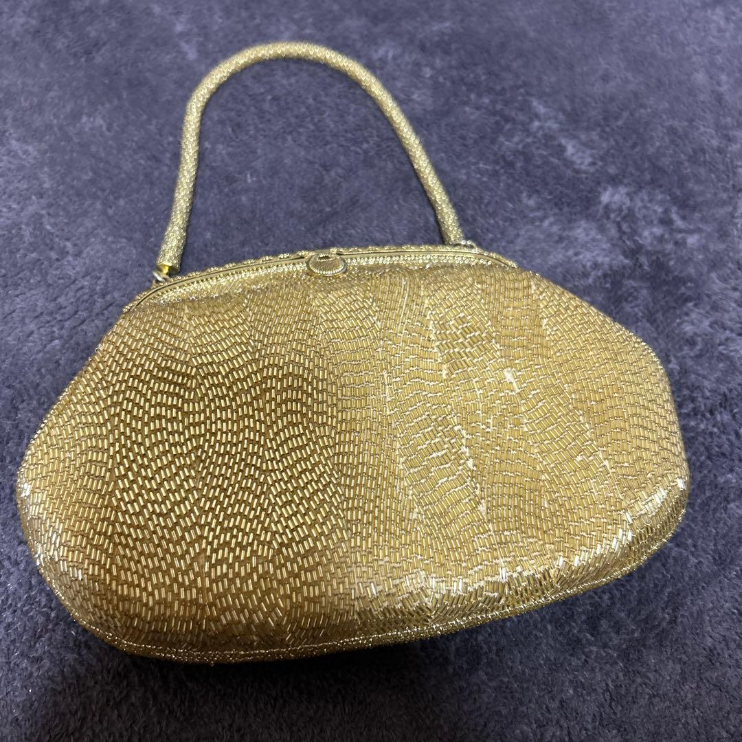 古典美×上質正絹　豪華フルセット 振袖＋ビーズバッグ　駒刺繍　金糸
