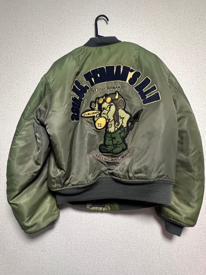 TEDMAN MA-1 フライトジャケット オリーブグリーン　40