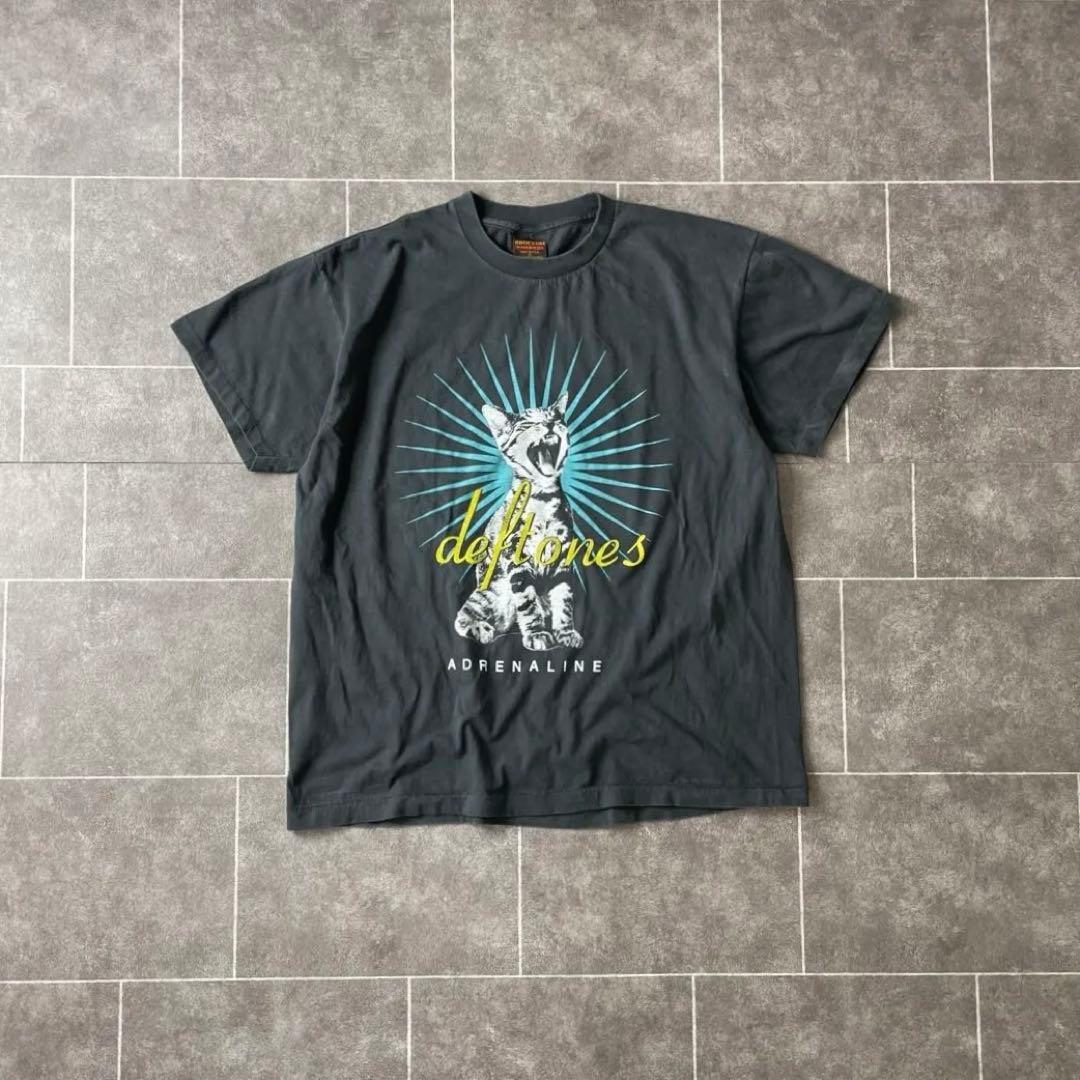 Deftones デフトーンズ ADRENALENE フェードTシャツ XL 猫