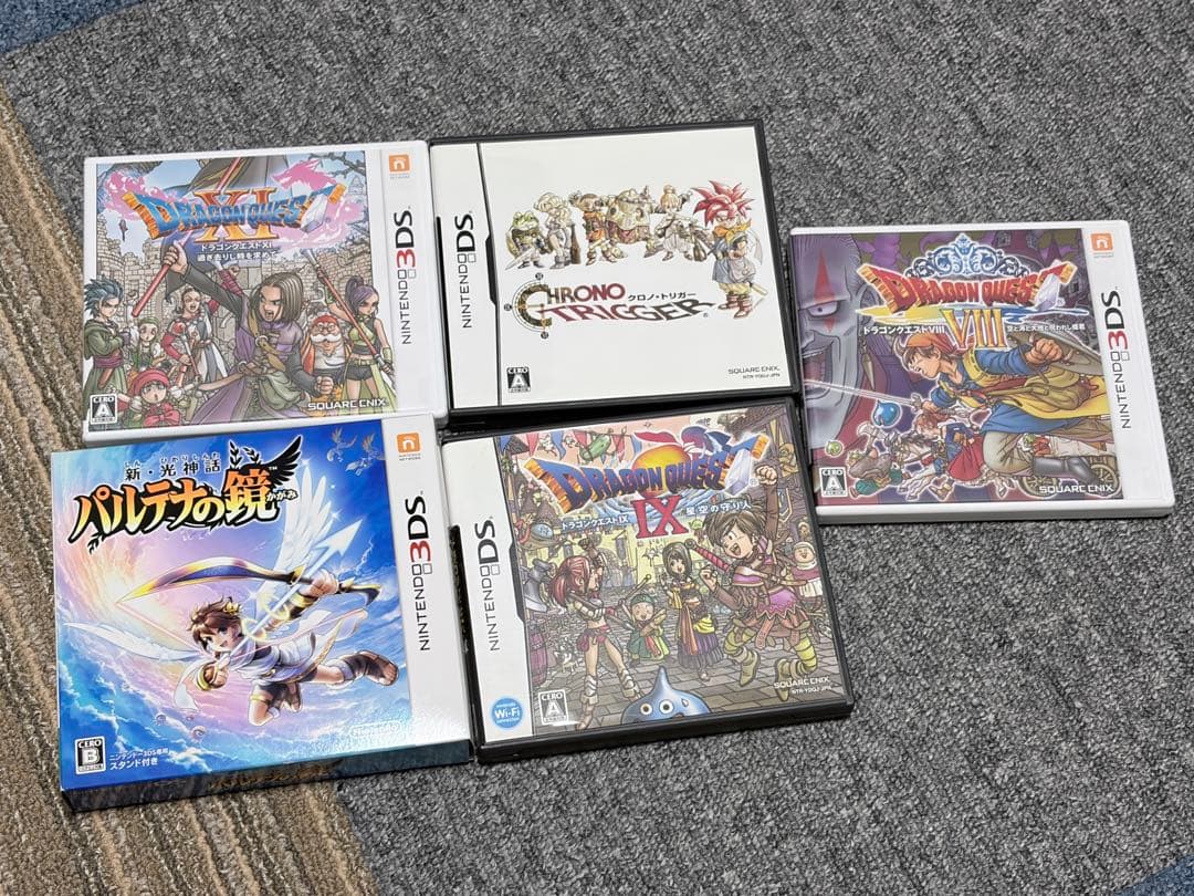 ドラゴンクエスト 8 9 11クロノトリガー パルテナの鏡 ゲームソフトセット