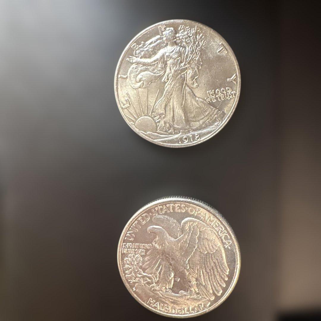 べ*る様 アメリカ女神像銀貨古銭　アンティーク　硬貨　コレクション　旧貨幣