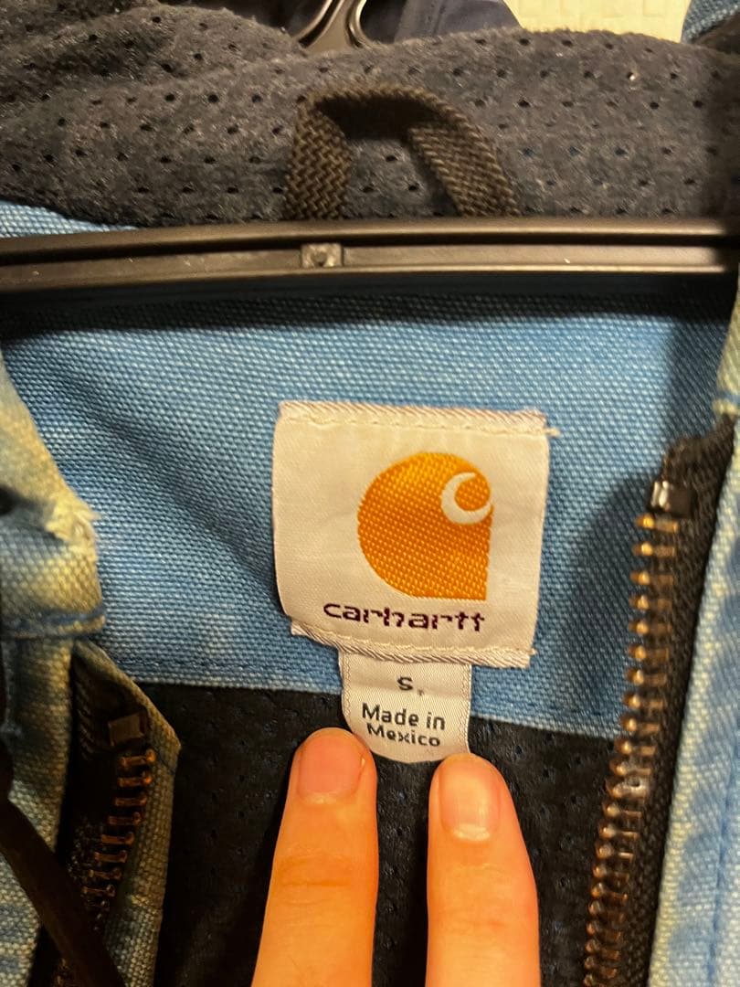 カーハート Carhartt アクティブジャケット S ブルー メキシコ製