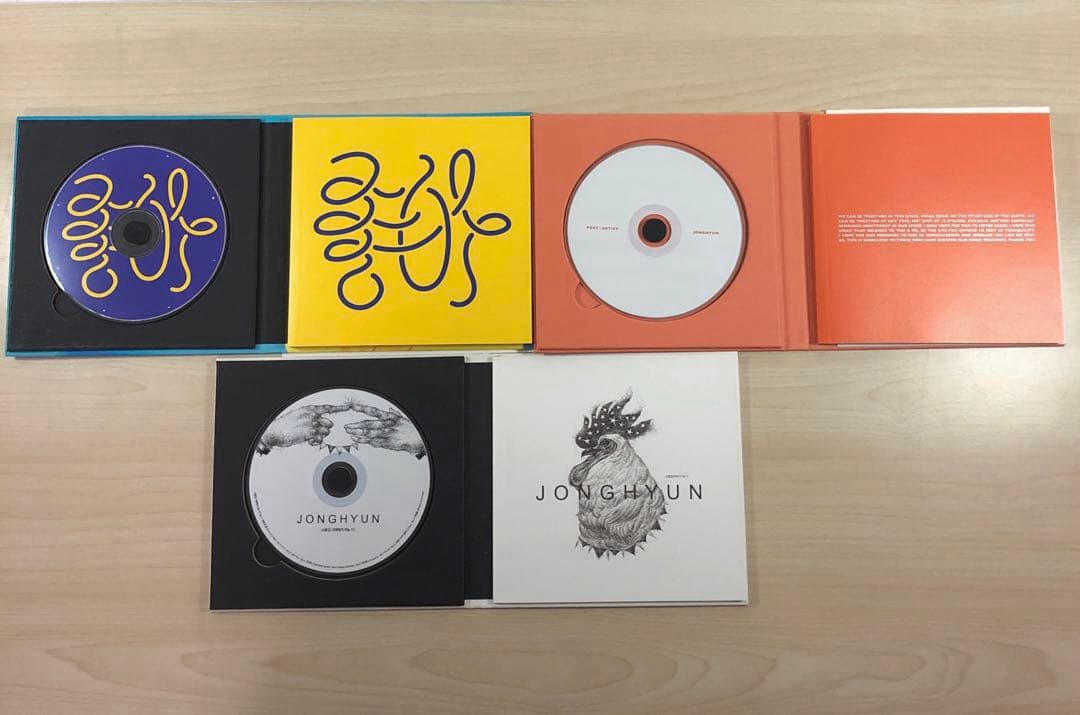 ◆SHINee JON HYUN ジョンヒョン CD3枚セット ブックレットつき
