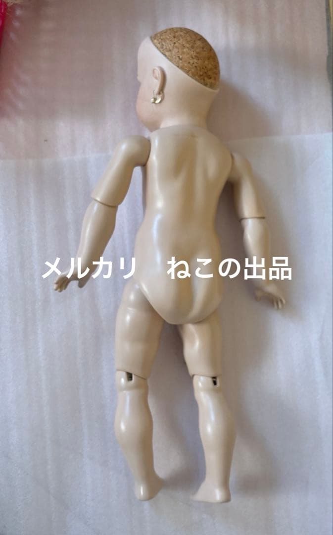 マドレーヌ　ビスクドール アンティーク　ビンテージ　ウィッグ付き