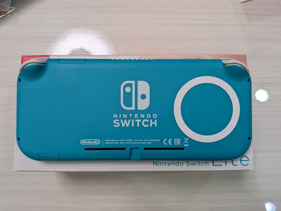Switchライト ターコイズ　sd128G付き　ソフトケース