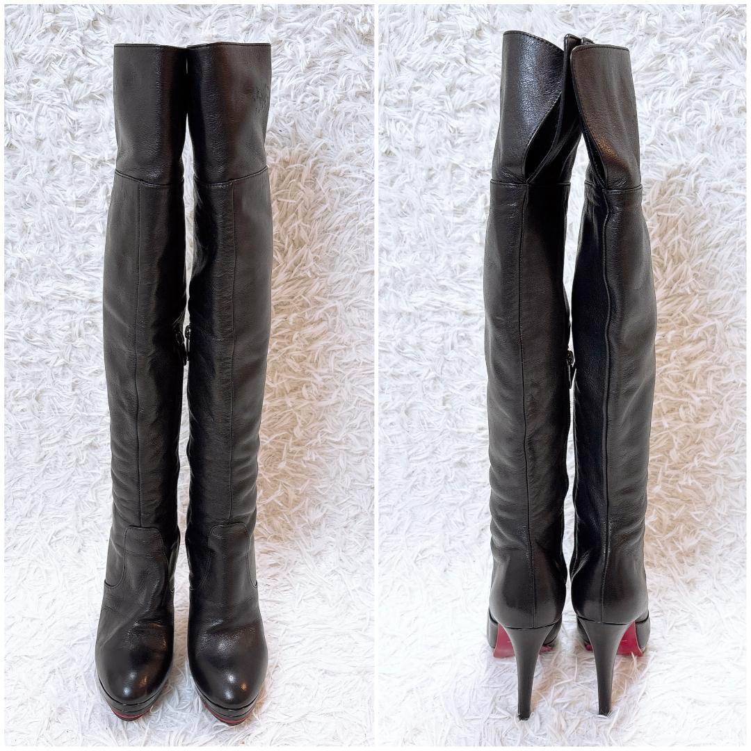 大人気【美品】COMEX ニーハイブーツ 2way レッドソール M 安室奈美恵
