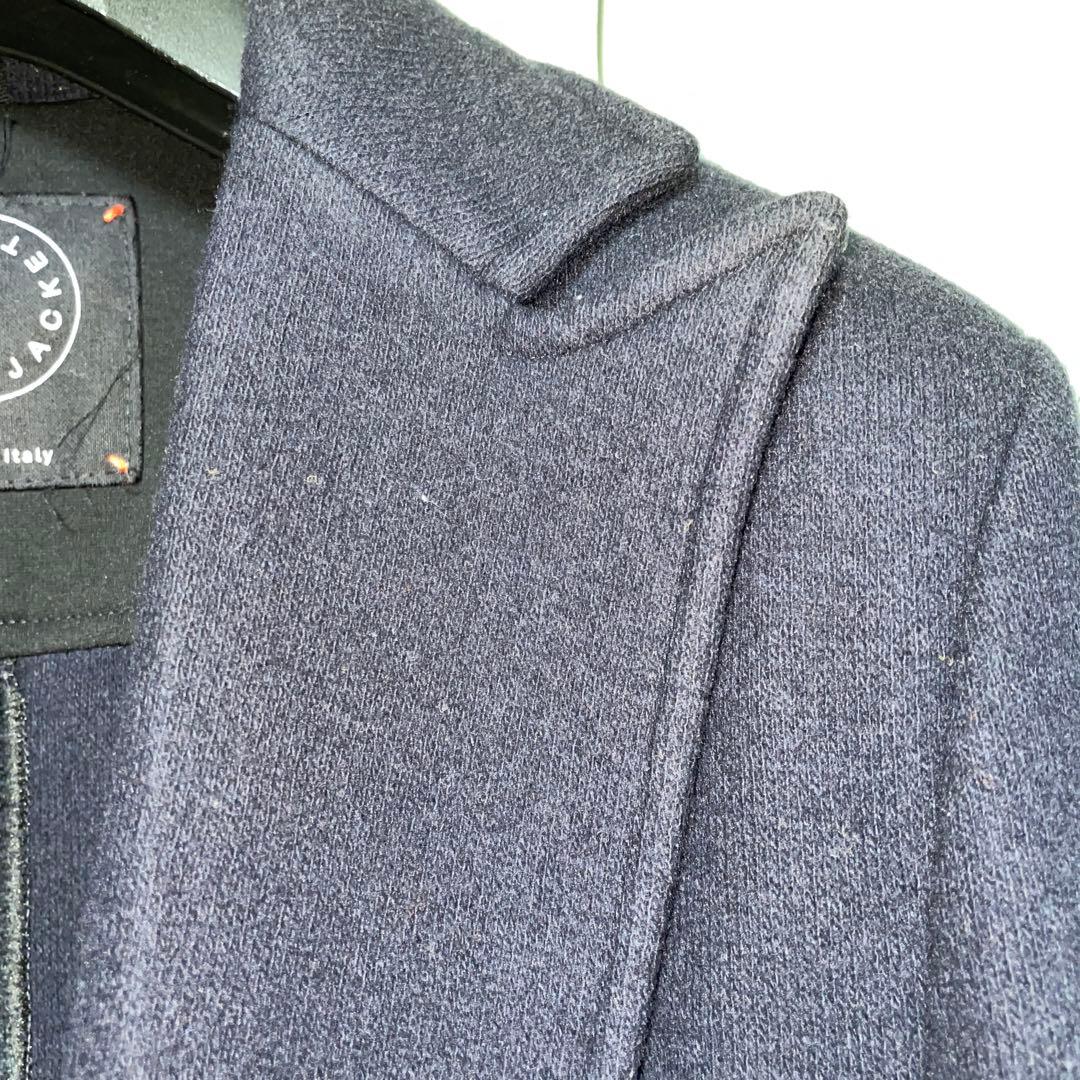 T-JACKETネイビーダブルジャケット