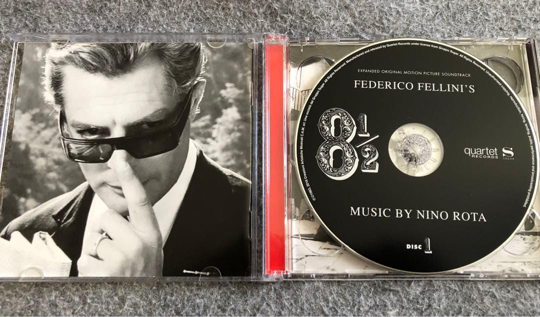 【廃盤】フェリーニ『8 1/2』サウンドトラック2枚組CD /Nino Rota