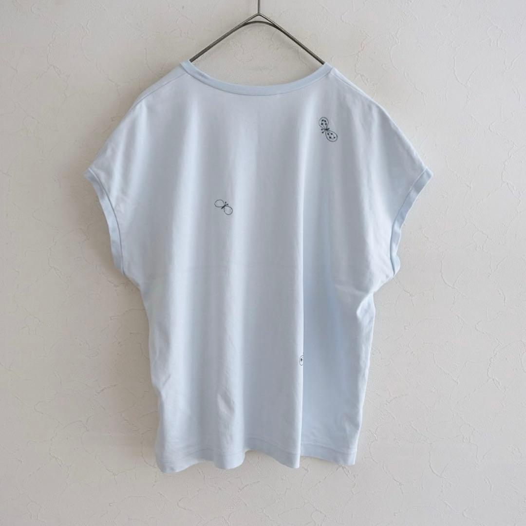 【お値下げ中】ミナペルホネン　choucho Tシャツ　半袖　カットソー　38
