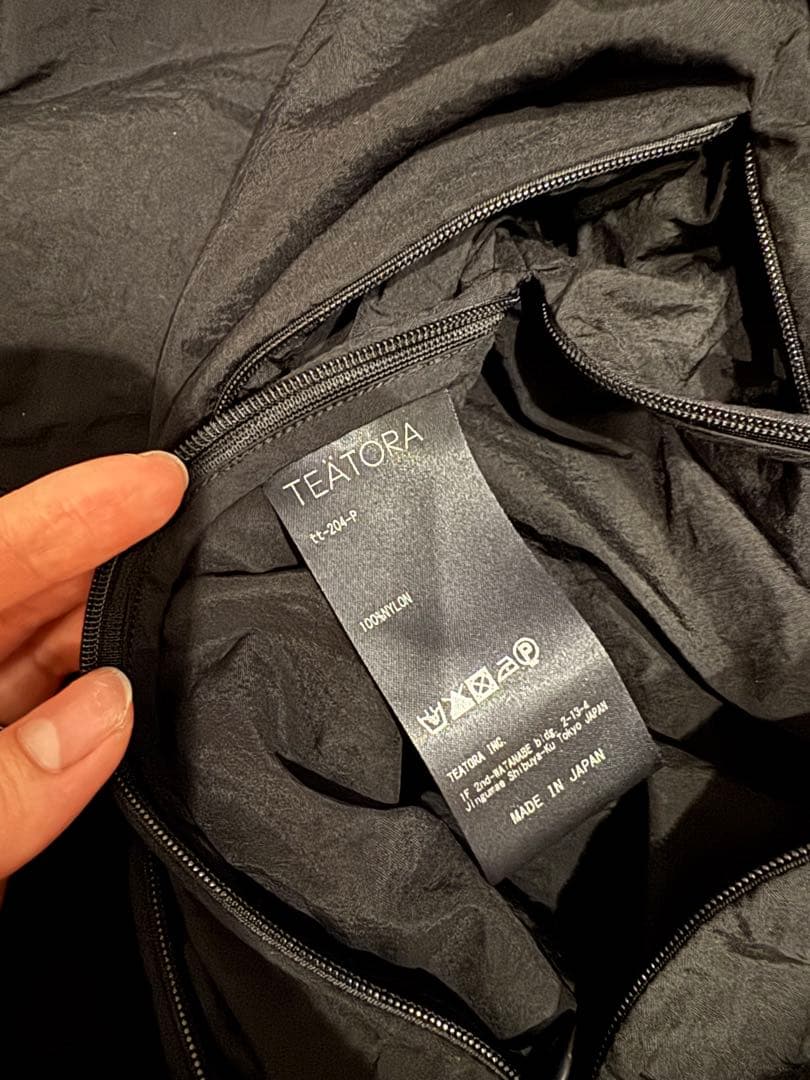 TEATORA Wallet JKT P 2 ブラック