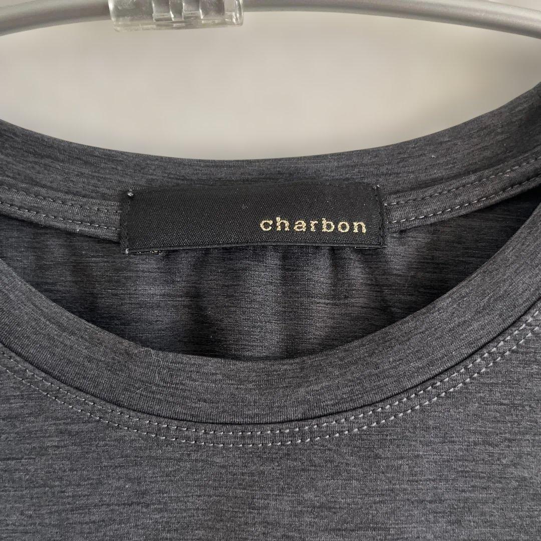 トップス charbon ITALIAN FABRIC BASIC T-SHIRTS