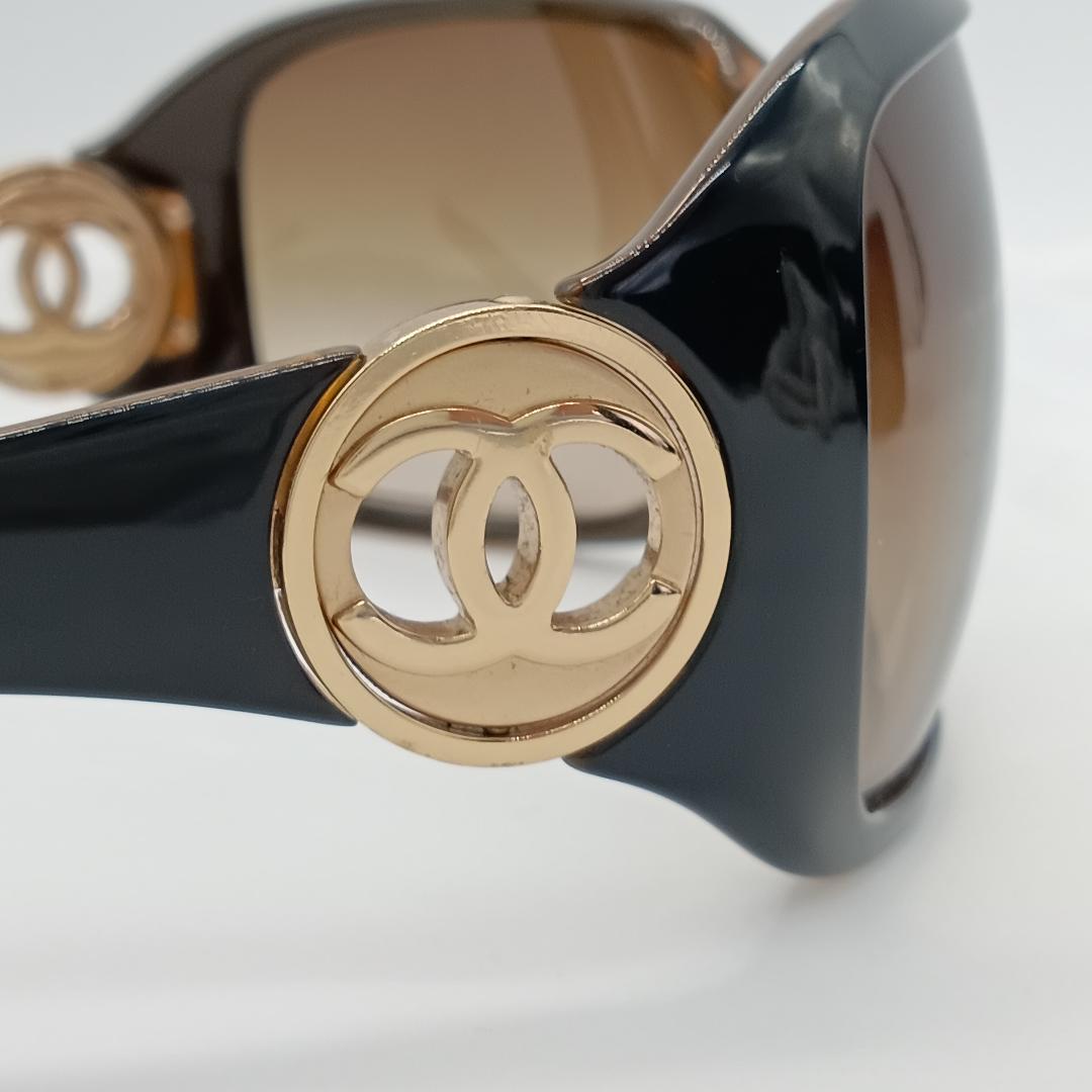 CHANEL ココマーク グラデーション サングラス ブラウン 6023