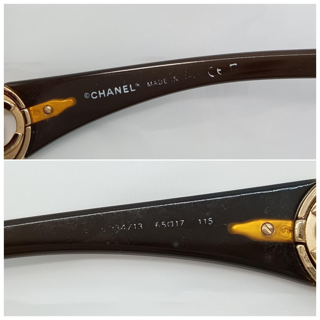 CHANEL ココマーク グラデーション サングラス ブラウン 6023