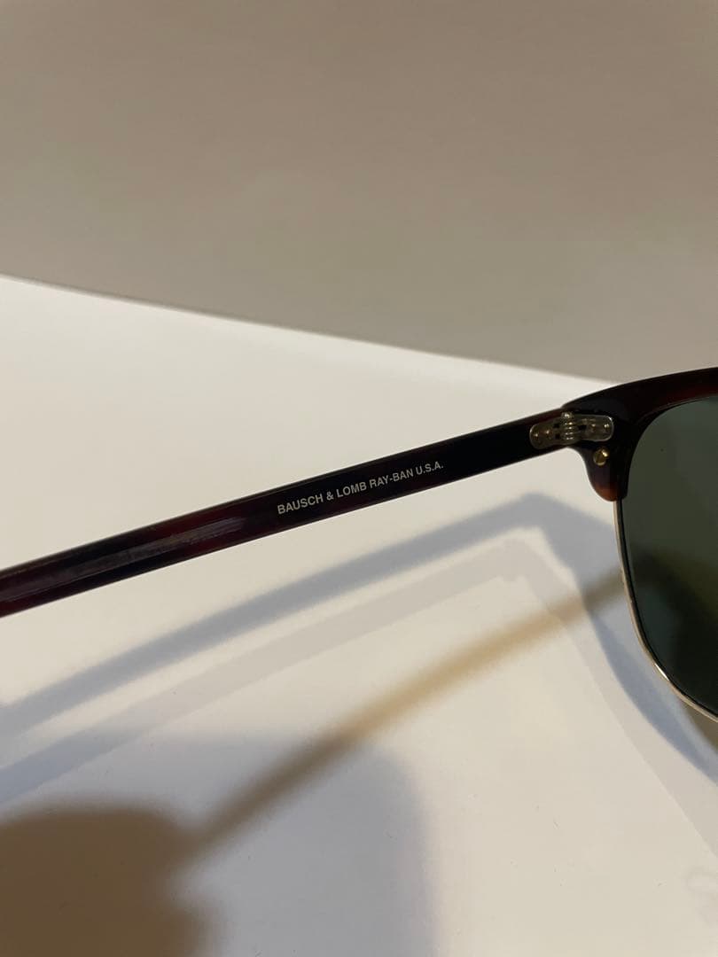 Ray-Ban サングラス ブラウン フレーム ゴールド ヴィンテージ