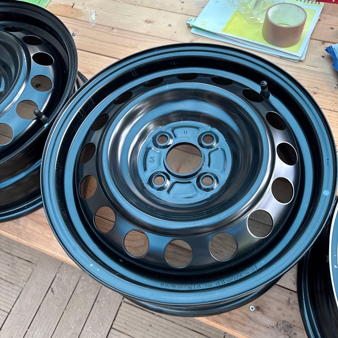 【2本組】トヨタアクア純正スチールホイール15インチ （新品）