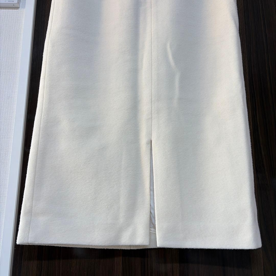 専用‼️MACKINTOSH LONDON 毛95%ホワイト タイトスカート 38