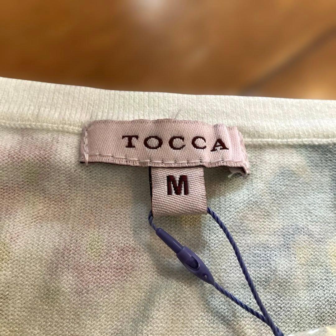 ふじこ　新品　トッカ フラワー　ニット　カーディガン　TOCCA