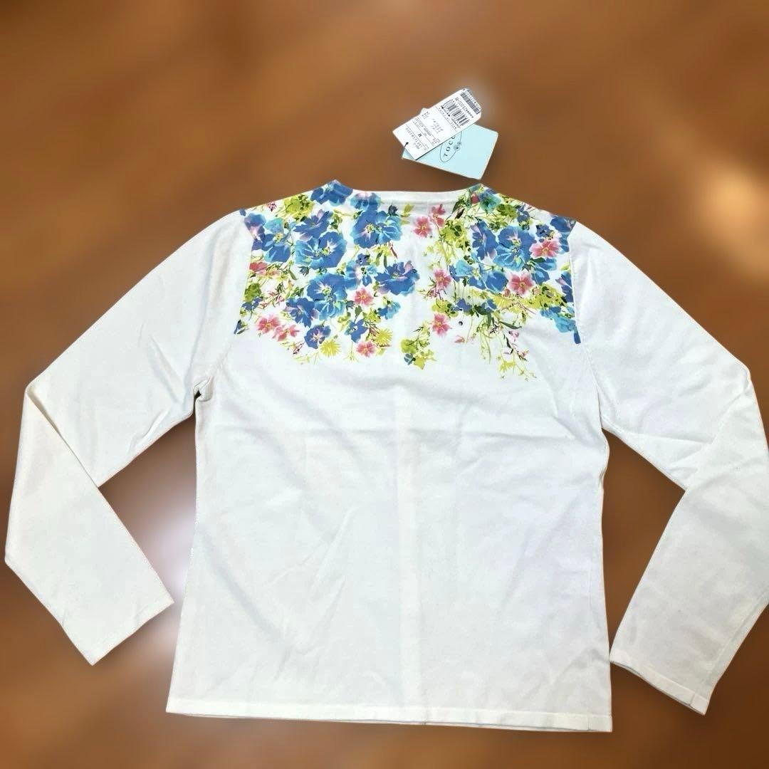 ふじこ　新品　トッカ フラワー　ニット　カーディガン　TOCCA