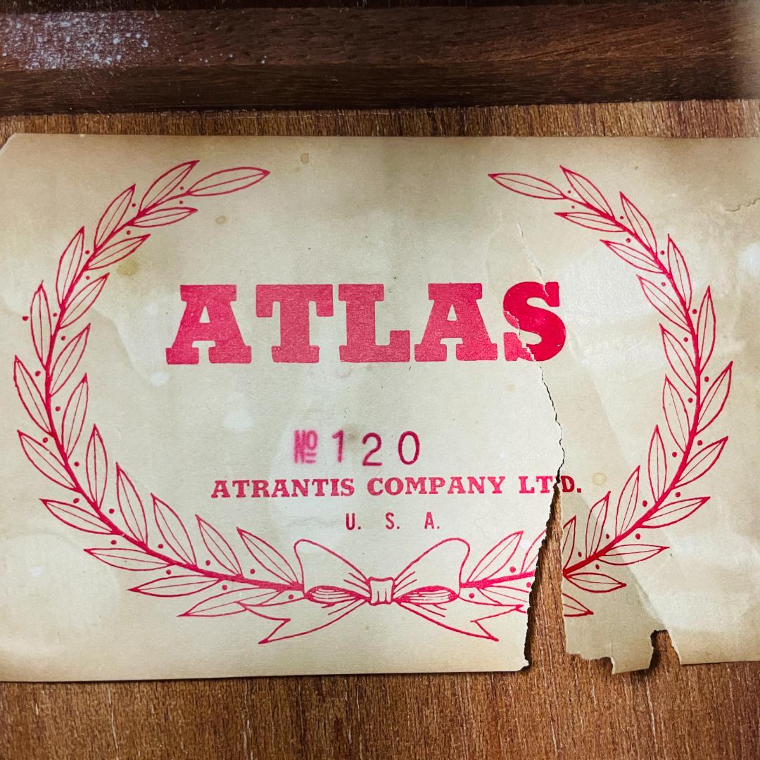 ATLAS No.120 Made in USA ビンテージ ホワイト【整備品】