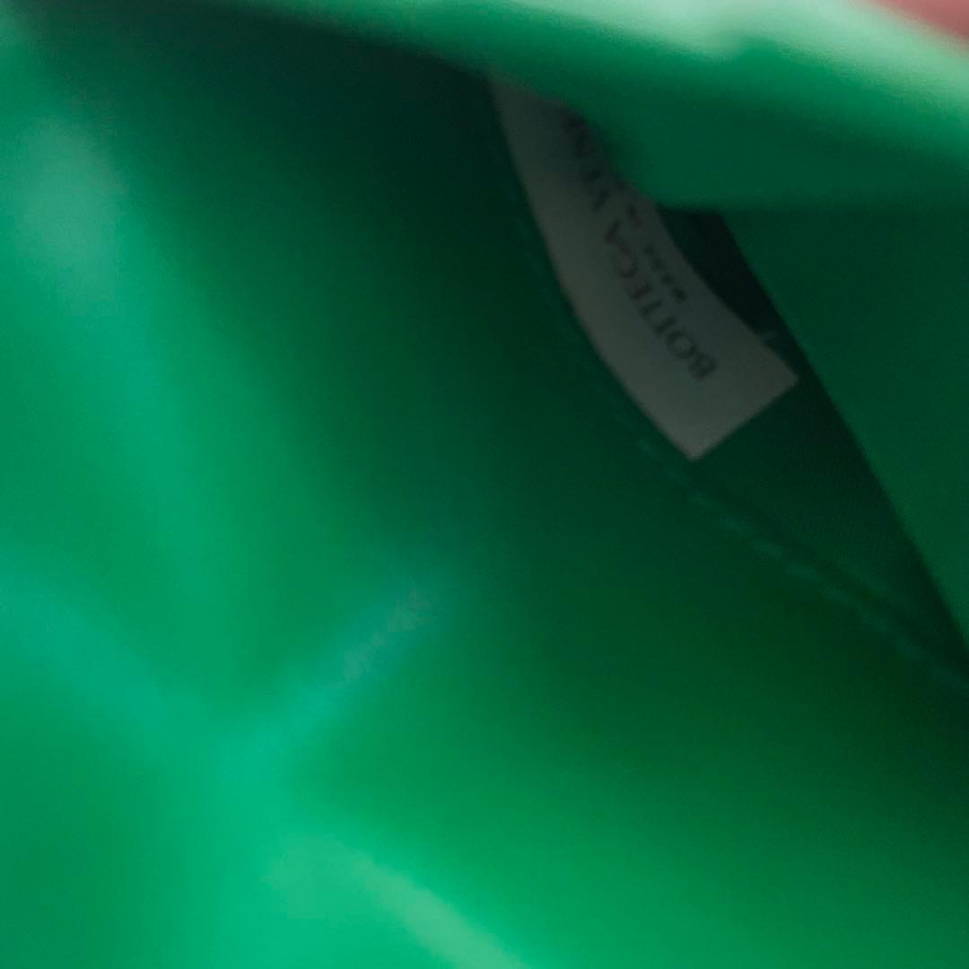 極上● ボッテガヴェネタ RFID カセット 折財布 レザー マキシ グリーン