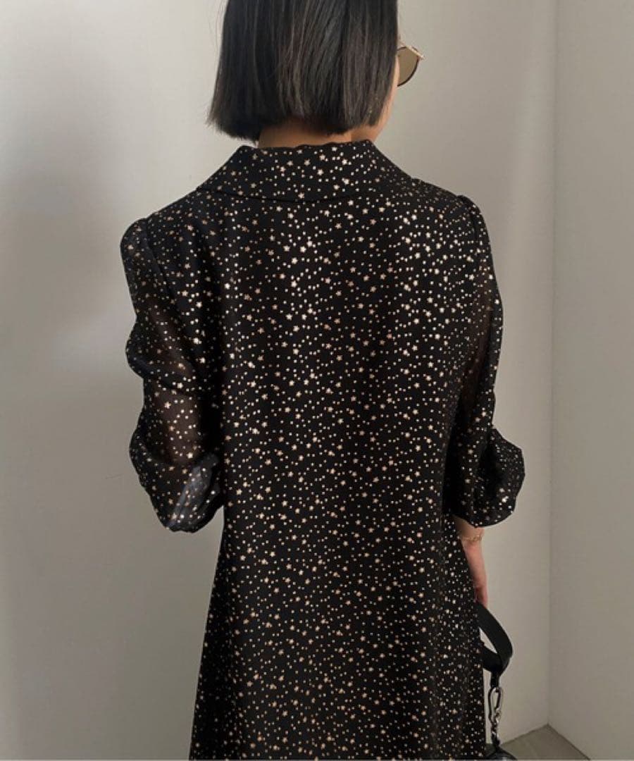 スカート AMERI TWINKLE APRON DRESS