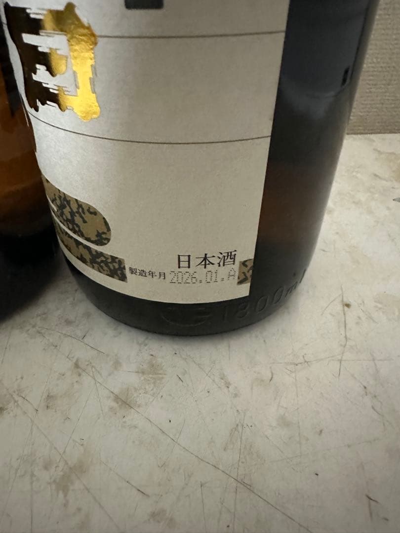 朝日鷹 純米酒1800ml生貯蔵酒