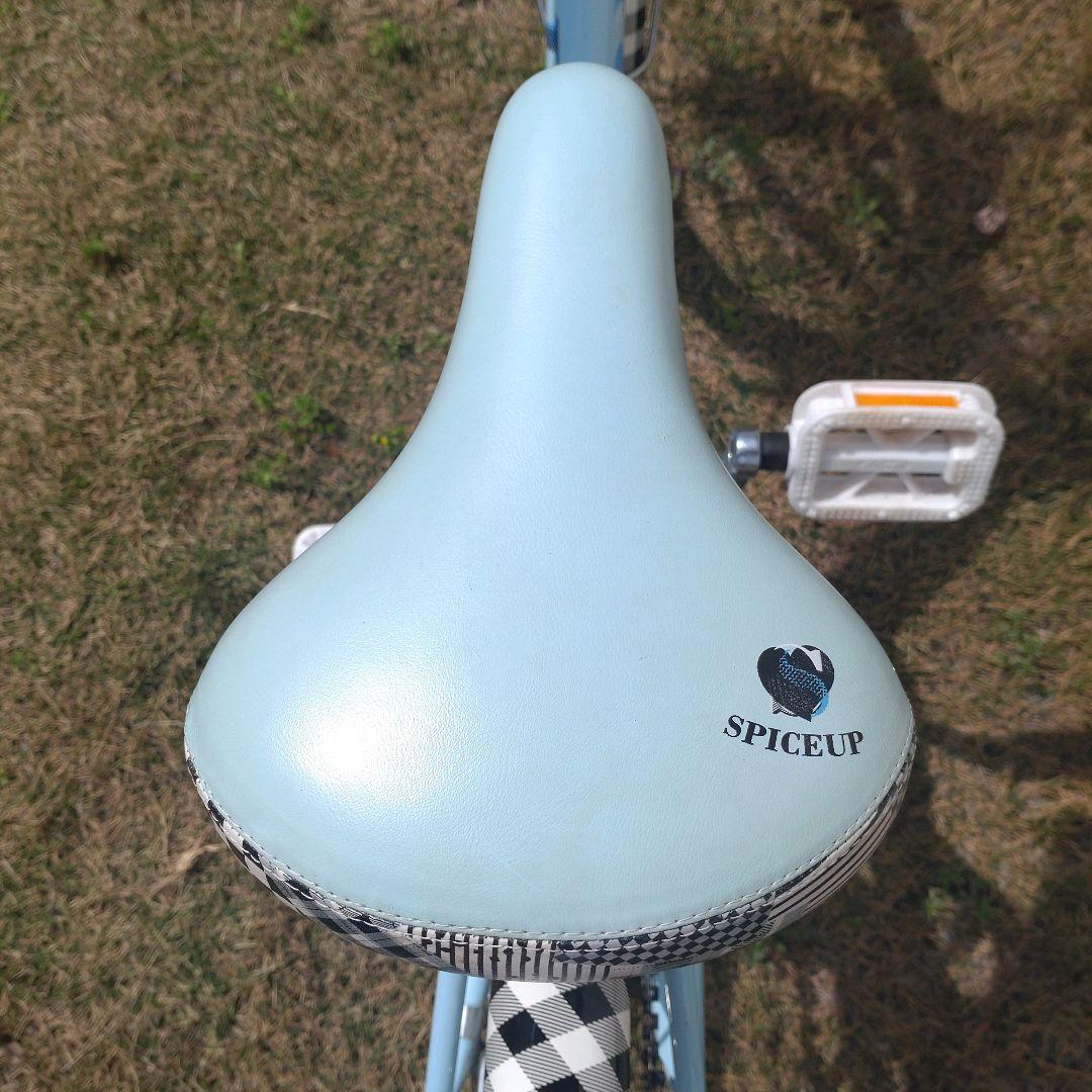 【茨城県南＋α】自転車 20インチ 子供用 キッズ 水色 オートライト