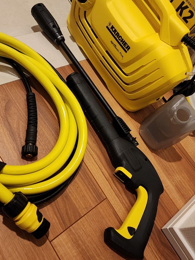 ケルヒャーK2ClassicPlus 高圧洗浄機 美品 ホース未使用 付属品完備