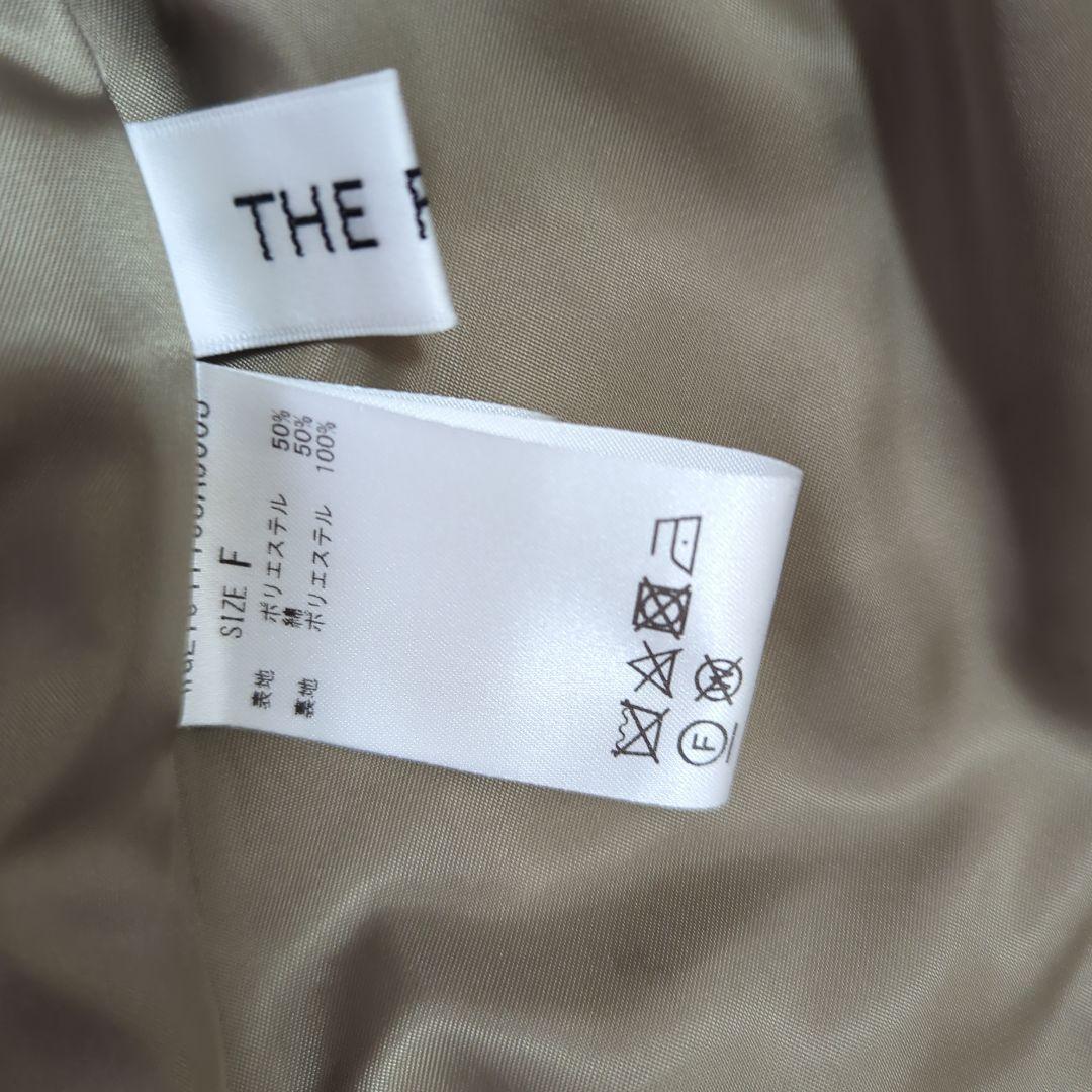 美品　THE PAUSE パフスリーブミドルトレンチコート