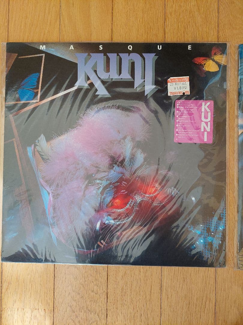 KUNI LPレコード 2枚セット ステッカー付き