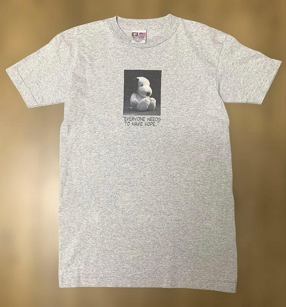 BAYSIDE USA製 スヌーピー PEANUTS 限定 フォト Tシャツ S
