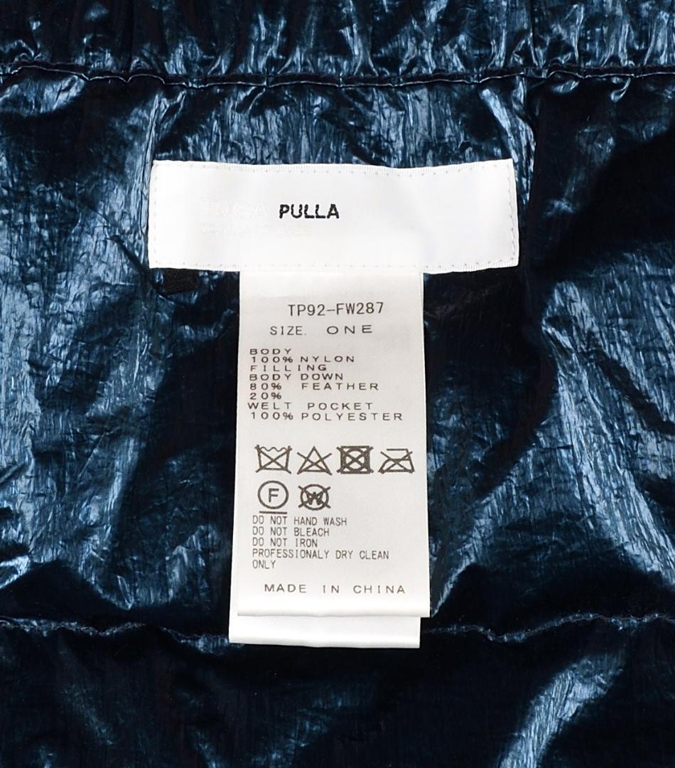 TOGA PULLA トーガプルラ　ダウンケープ　ショール
