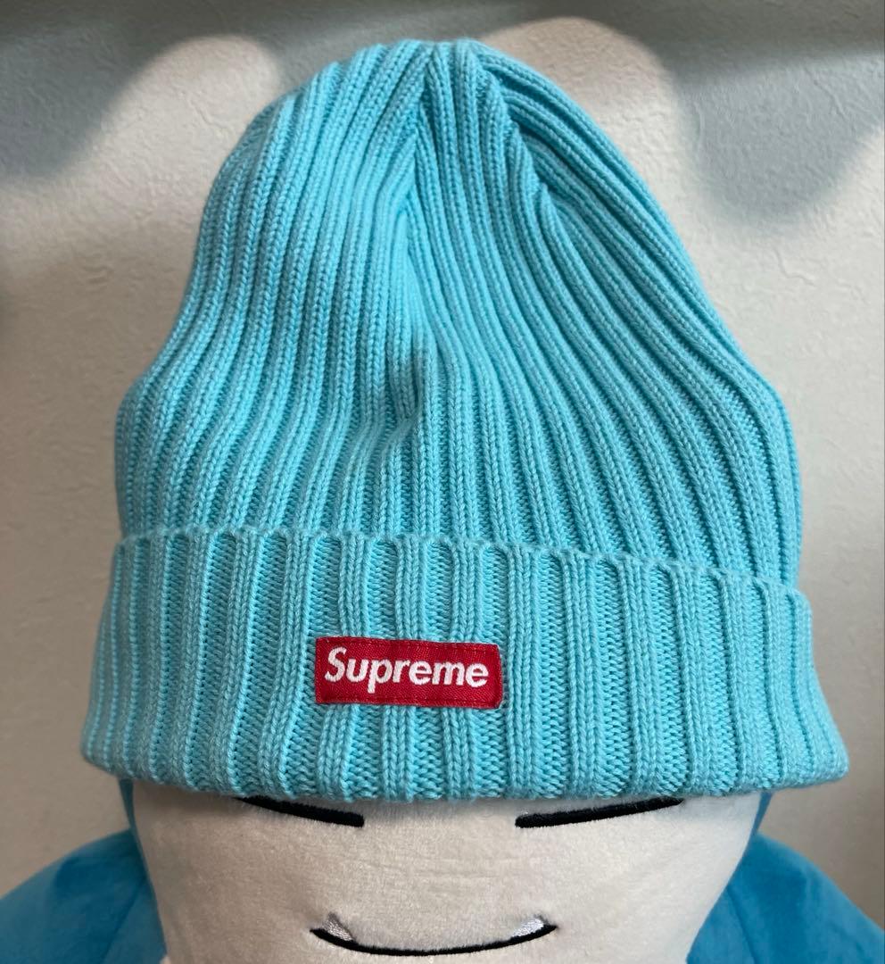 帽子 Supreme 2017ss overdyed beanie Ice Blue