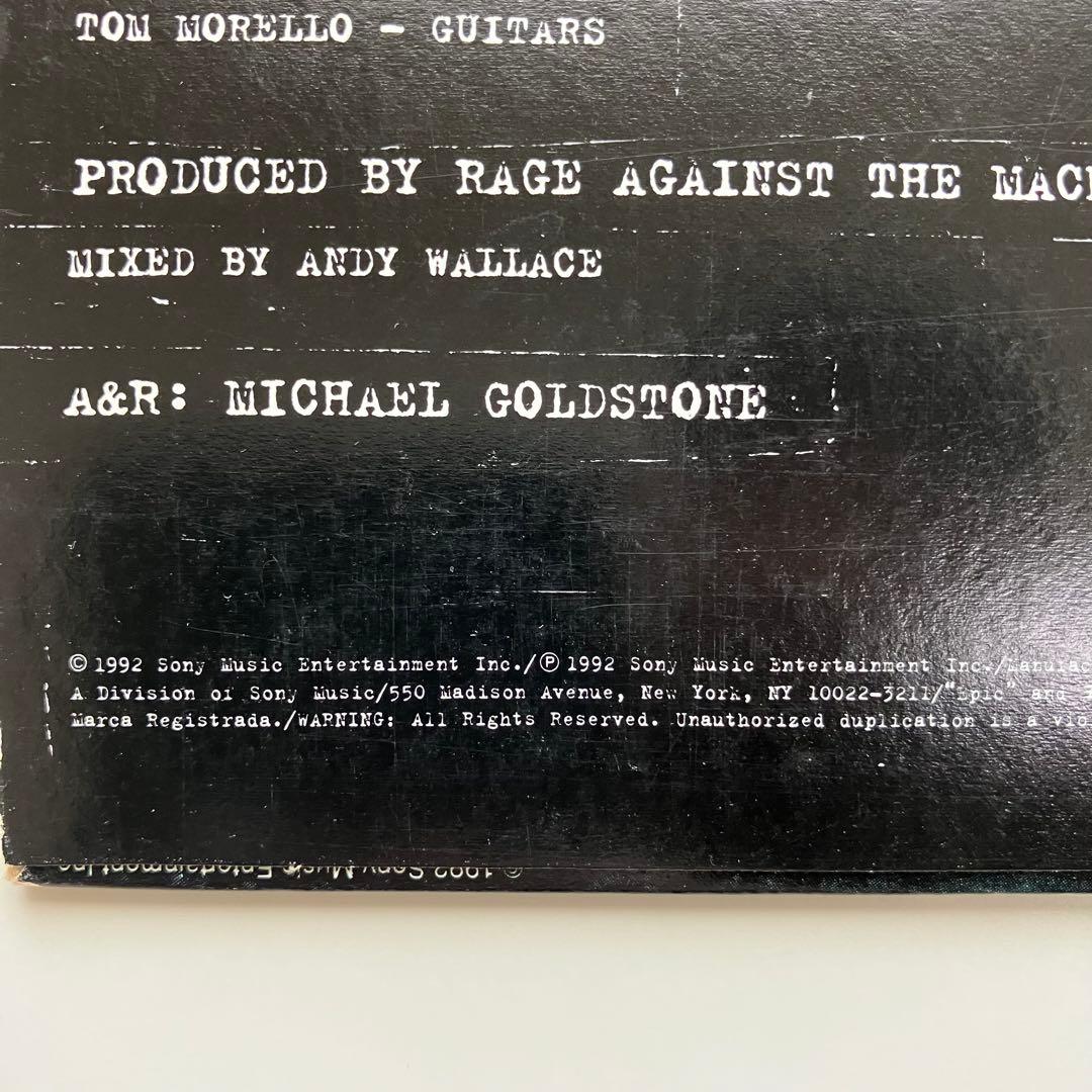 Rage Against The Machine/ ... LP 1992年