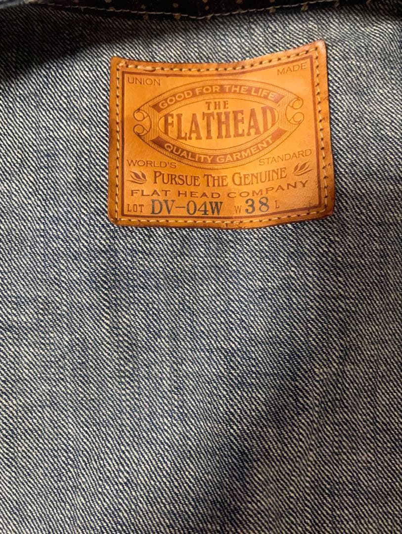 THE FLAT HEAD. 38インチ　デニムベスト
