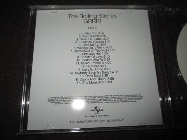 rolling stones grrr! (RARE!!US3枚組送料込!!)